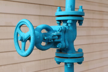 Stop valve of a modern refinery