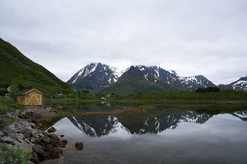 Insel im Porsangerfjord, Norwegen