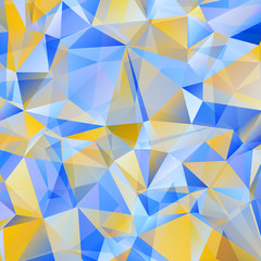 Blue Triangle Abstract Background