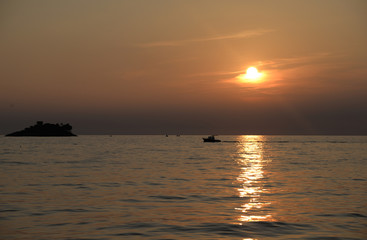 Fototapeta premium Sonnenuntergang am Meer