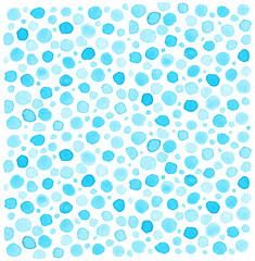 Abstract circle watercolor hand painted background.