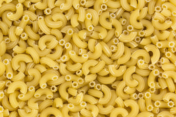 raw pasta background close up