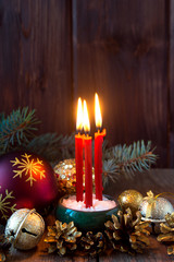 Christmas candles