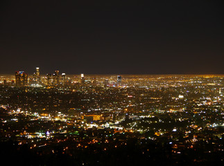 Fototapeta premium Los Angeles at night