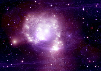 Fototapeta premium galaxy in a free space