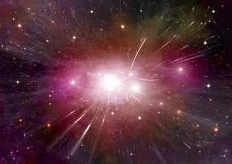 Fototapeta premium galaxy in a free space