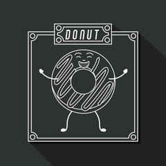 Donut design , vector illustration