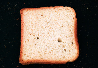 Slice of white bread
