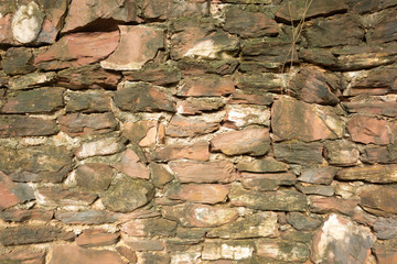 Red bricks background