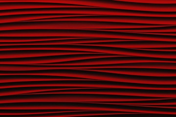 background of red 3d abstract waves