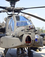 Fototapeta na wymiar AH-64 Apache attack helicopter