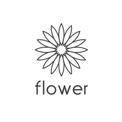 Obraz premium sunflower vector design template