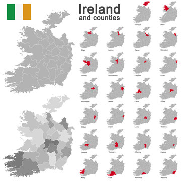 Ireland and counties