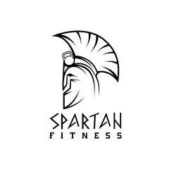 spartan fitness vector design template