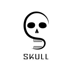 skull monogram