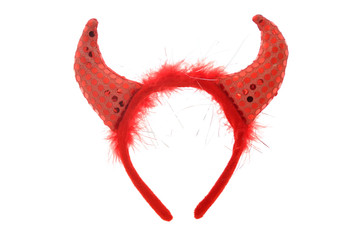 Demon red horns