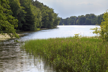 Fototapeta na wymiar Am Schmidtsee in Mecklenburg-Vorpommern