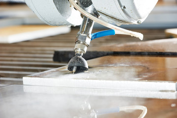metalworking  cutting with water jet