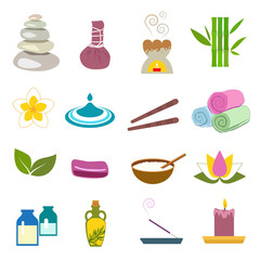 Accessories set for massage and sauna