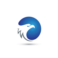 Blue Eagle Sign Logo