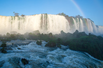 Iguazu waterfalls in South America