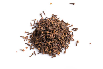Cloves isolated on white background