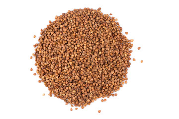Pile of buckwheat seeds