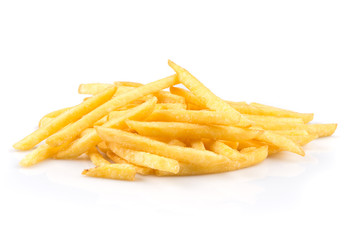 french fries isolated
