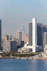 Fototapeta na wymiar 東京の高層ビル群と東京スカイツリー