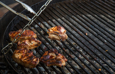 Ribs on the grill