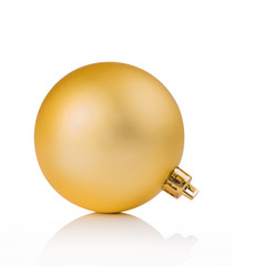 golden christmas ball for ornamental christmas