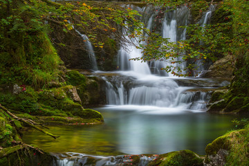 Fototapeta na wymiar Rottachfall Waterfalls