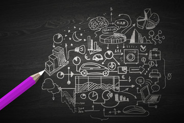 Business strategy. Concept image