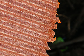 Rusty old corrugated iron or galvanized iron background