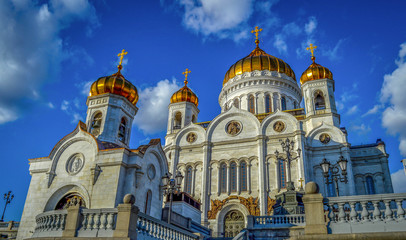 Fototapeta na wymiar Cathedral of Christ the Saviour. Russia
