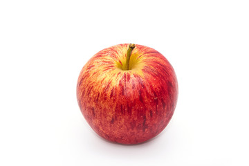 Red apple isolated on white background
