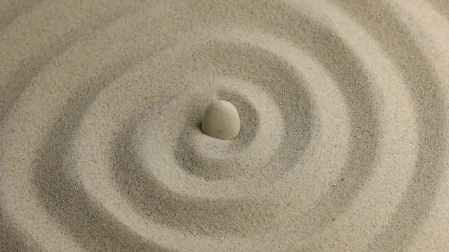 Approximation of white  stone on the sand