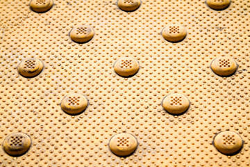 Reflective Dimple Ramp Pattern