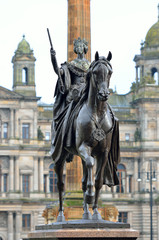 Obraz premium City Chambers in George Square, Glasgow, Scotland..