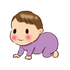 ハイハイする赤ちゃん