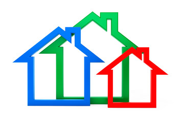 Energy Efficiency House Icons