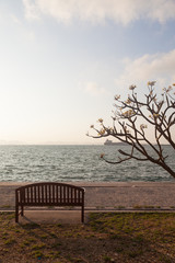 Plakat Bench by the sea