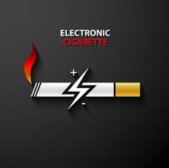 Electronic cigarette icon