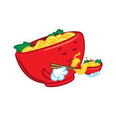 noodle mascot