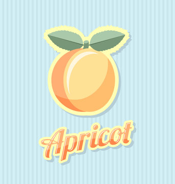 Retro apricot