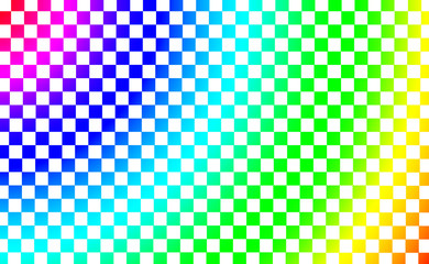 Abstract square colored pixels with ripple effect background