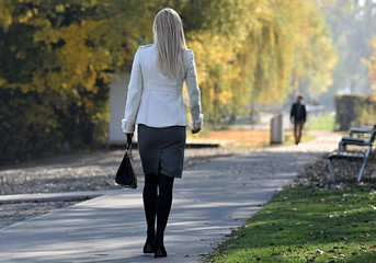Fototapeta premium automne...jardin public zurichois