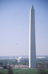 The Washington Monument and the Jefferson Memorial, Washington, D.C.