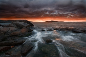 Sunset at Chernomorets, Bulgaria