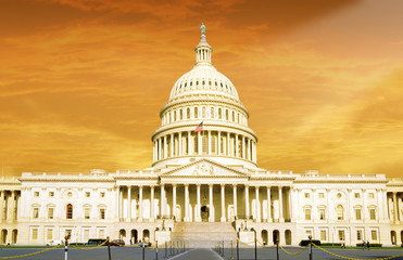 Naklejka premium U.S. Capitol building